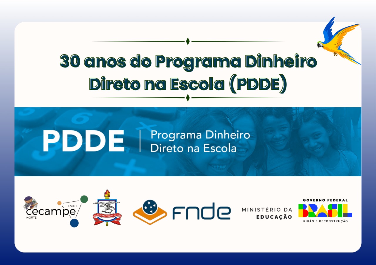 Celebremos os 30 anos do Programa Dinheiro Direto na Escola (PDDE)!